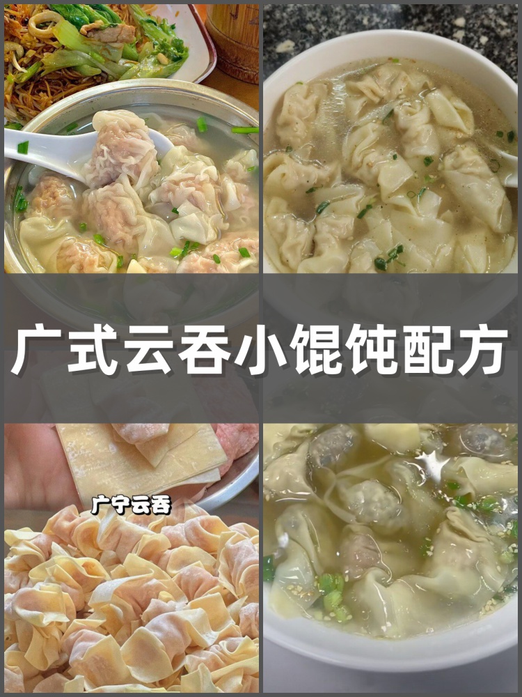 广式云饺子配方技术广宁云吞技术教程配方视频教程-淘配方