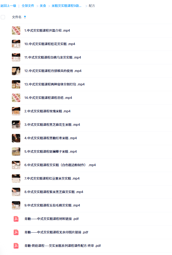 图片[4]-9款米糕芡实糕配方教程芡实糕制作技术商业视频课程-淘配方