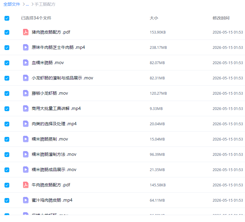 图片[3]-20款纯手工肉肠脆皮肠鲜肉烤肠全套配方技术教程摆摊小吃配方教程-淘配方