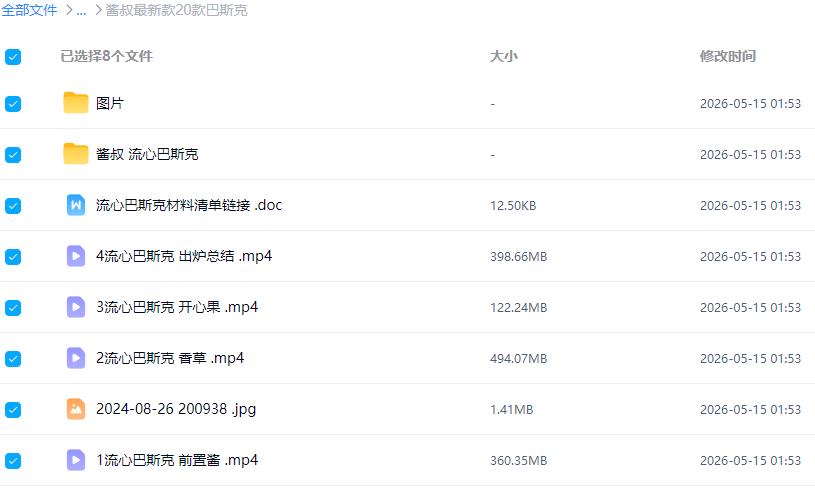 图片[2]-28款巴斯克蛋糕配方制作技术教程烘焙甜品商业配方视频课程-淘配方