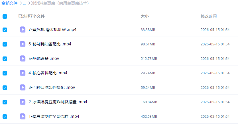 图片[2]-冰淇淋臭豆腐技术配方小吃视频教学教程制作方法商用摆摊培训课程-淘配方