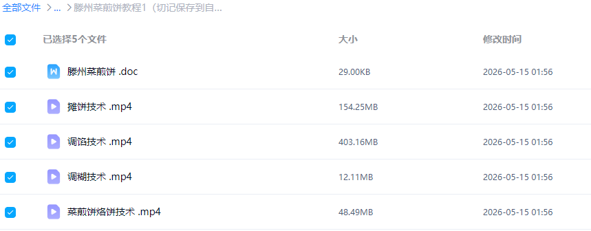 图片[2]-商用滕州菜煎饼制作技术全套教程摆摊创业小吃技术培训-淘配方