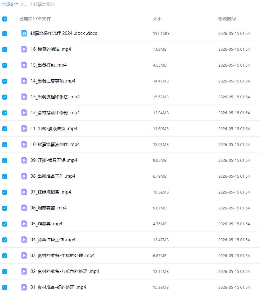 图片[3]-小吃蚝蛋烧配方技术台湾蚵蛋烧资料蚝仔烙教程培训视频教学课程-淘配方