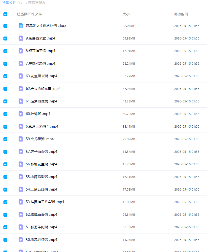 图片[2]-早餐粥配方技术营养粥八宝粥粥店商用熬粥养生粥熬多样小吃粥教程-淘配方